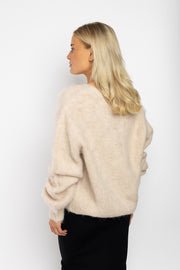 Knit V-Neck Cardigan