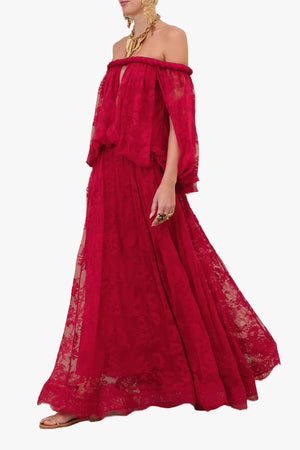 Luna Lace Billow Gown