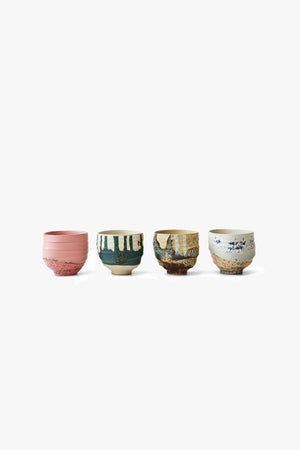 Artist Ceramics Coffee Cups (Set of 4)
