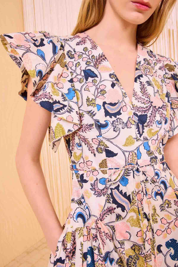 Darya Drop Waist Midi Dress