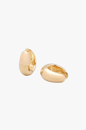Large Gold Ice Hoops