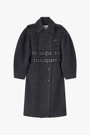 Peacoat Wool Trench