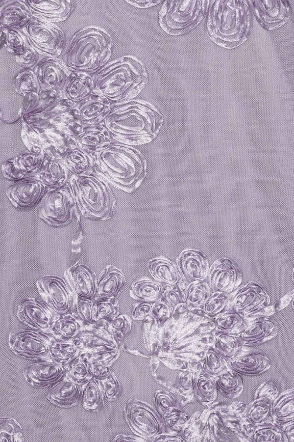 Flower Mesh Maxi Dress