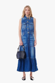 Light Denim Long Dress