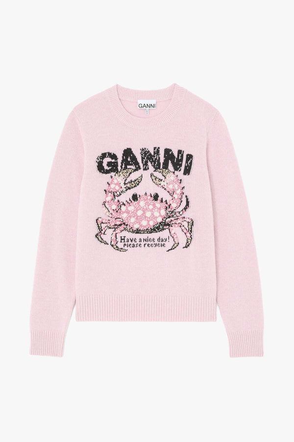 Graphic Wool Sweater