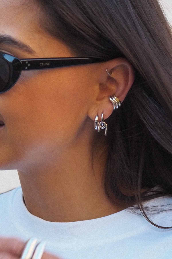 Chunky Hoop Tiny - Silver