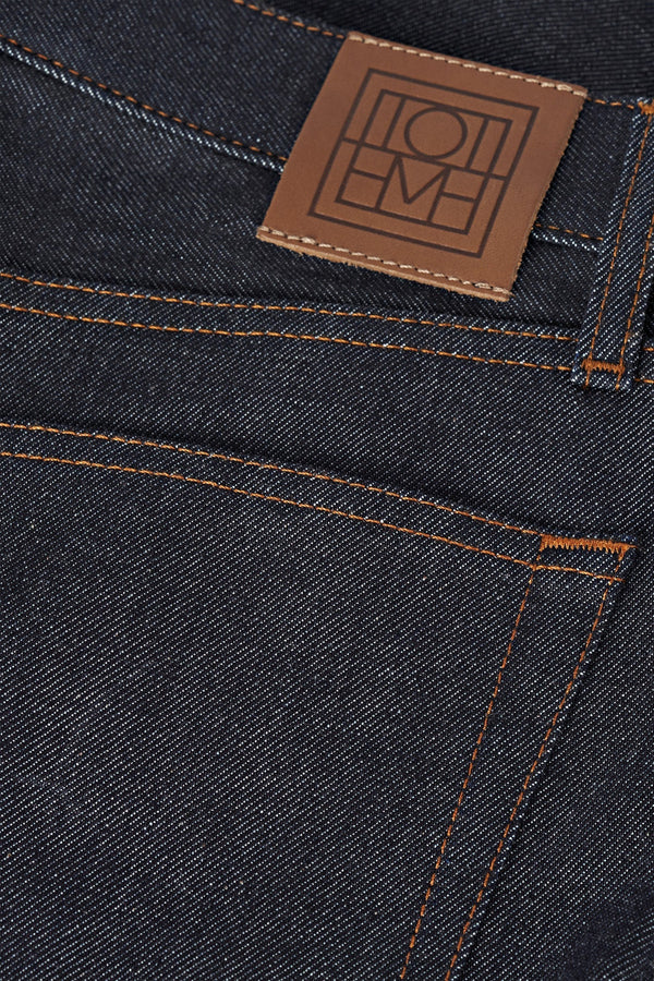 Twisted Seam Denim Full Length