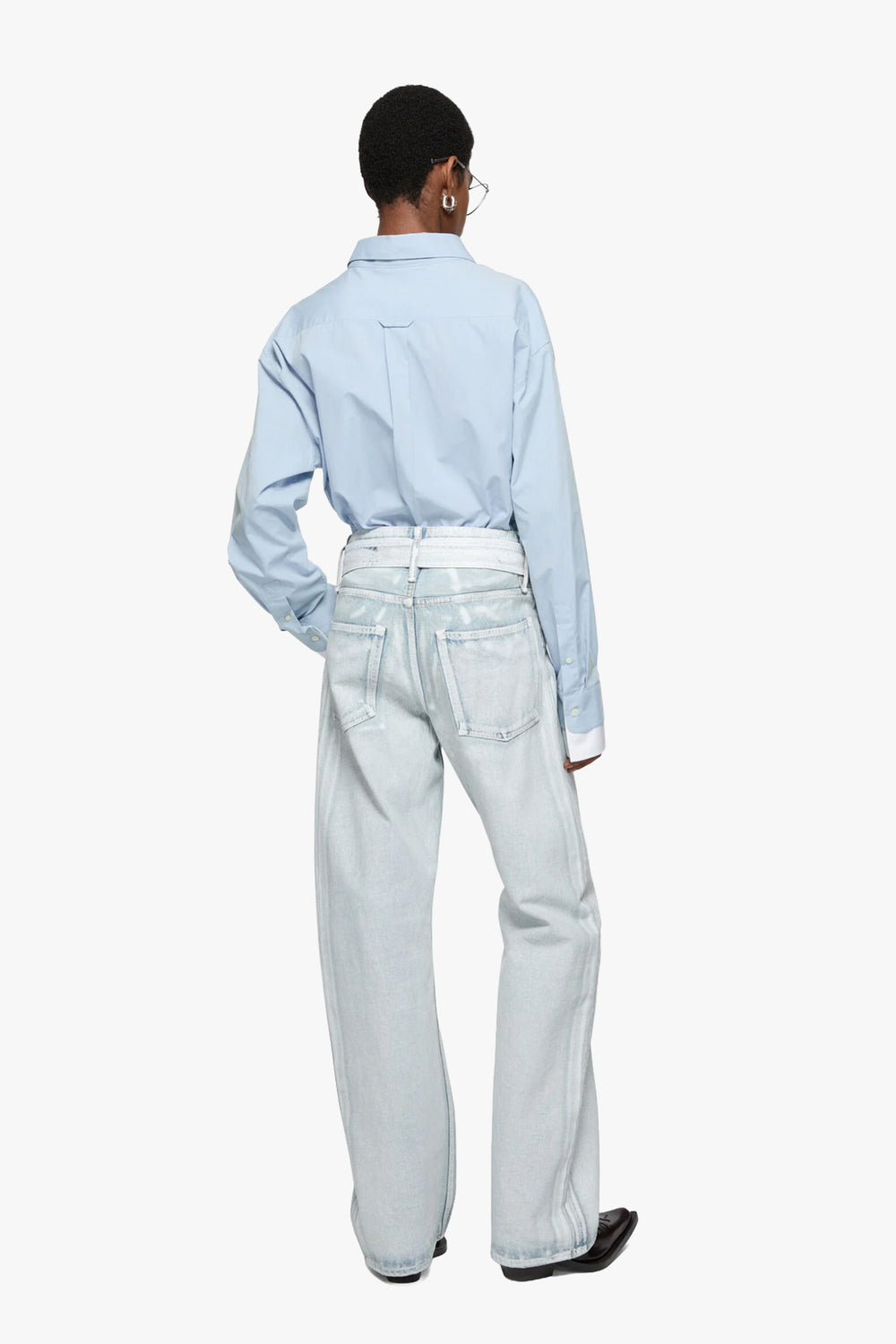ACNE STUDIOS - Shirt Light Blue / White