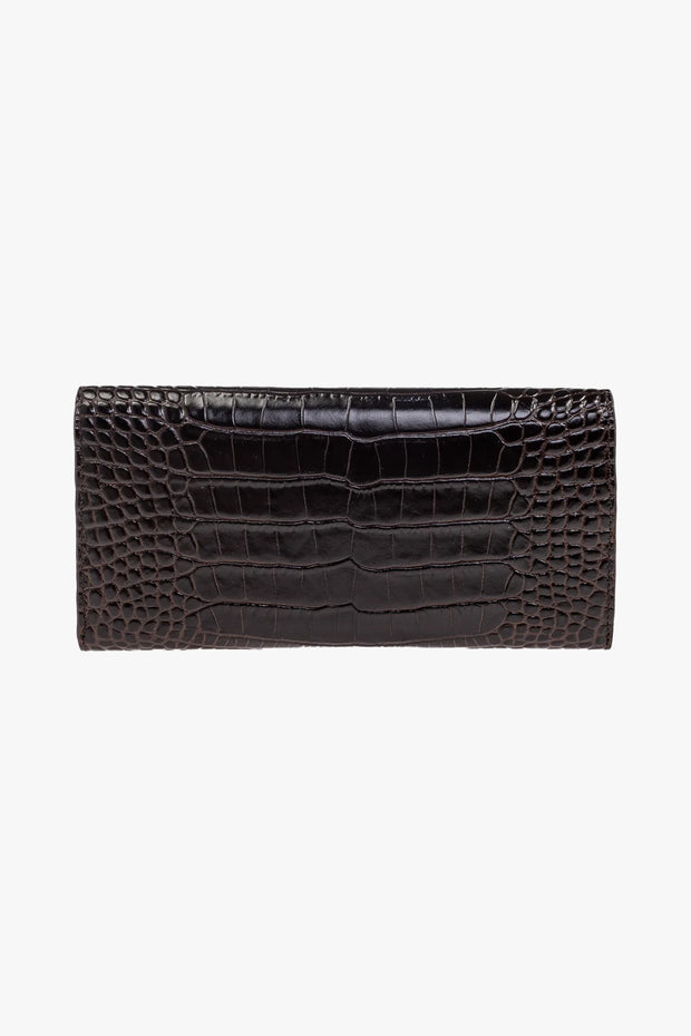 T-Lock Croco-Embossed