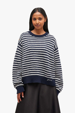 Cotton Wool Stripe Sweater