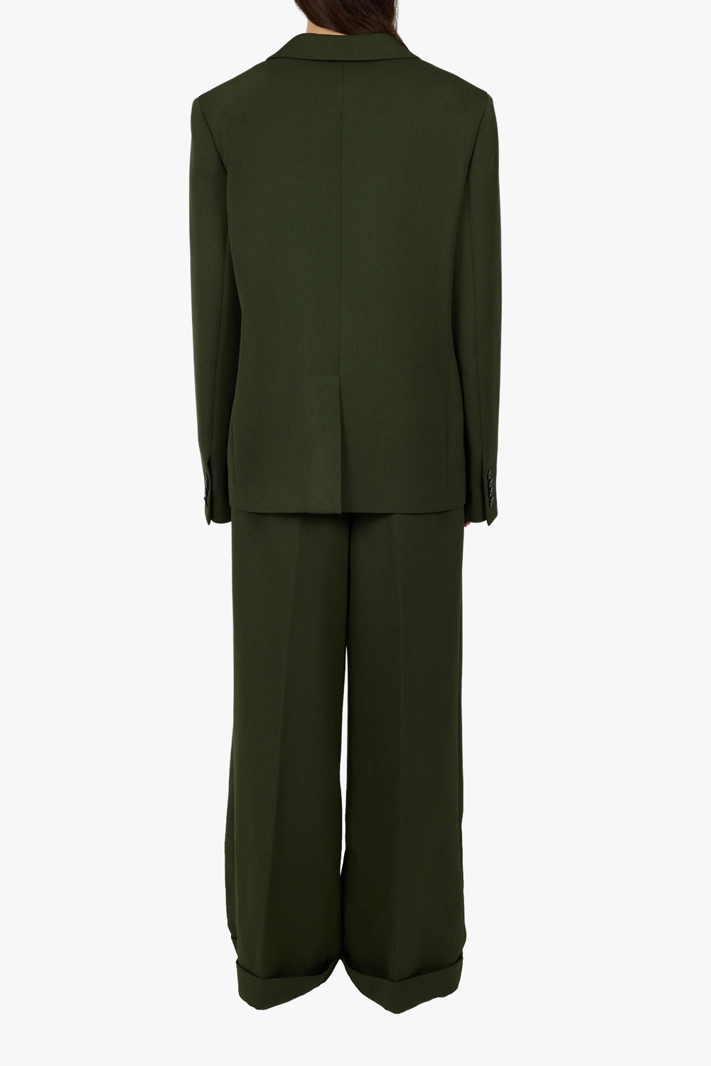 Single Wool Twill Blazer