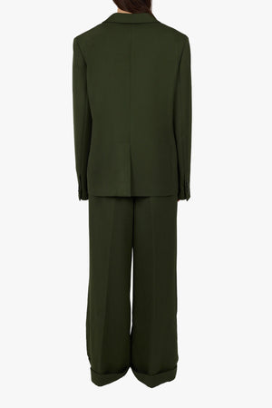 Single Wool Twill Blazer