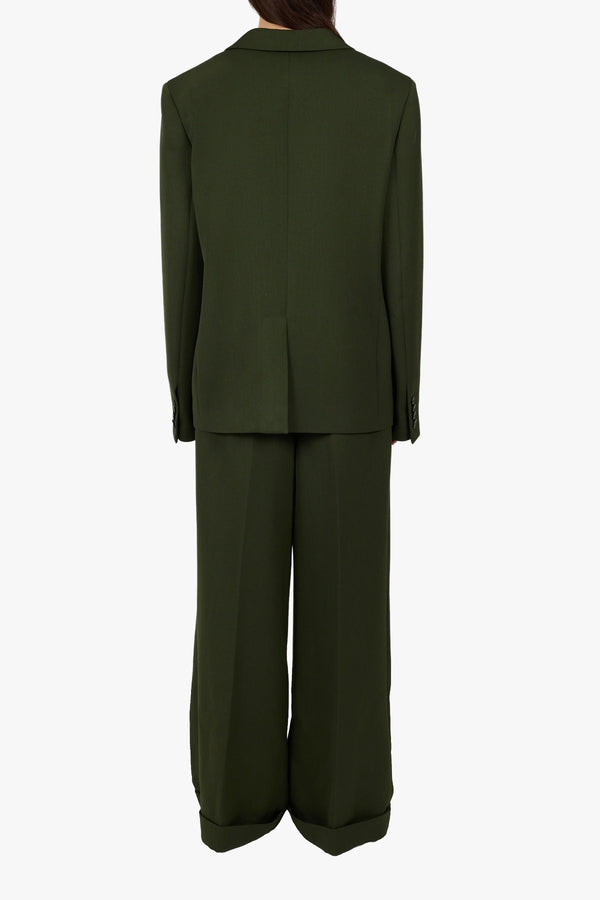 Single Wool Twill Blazer