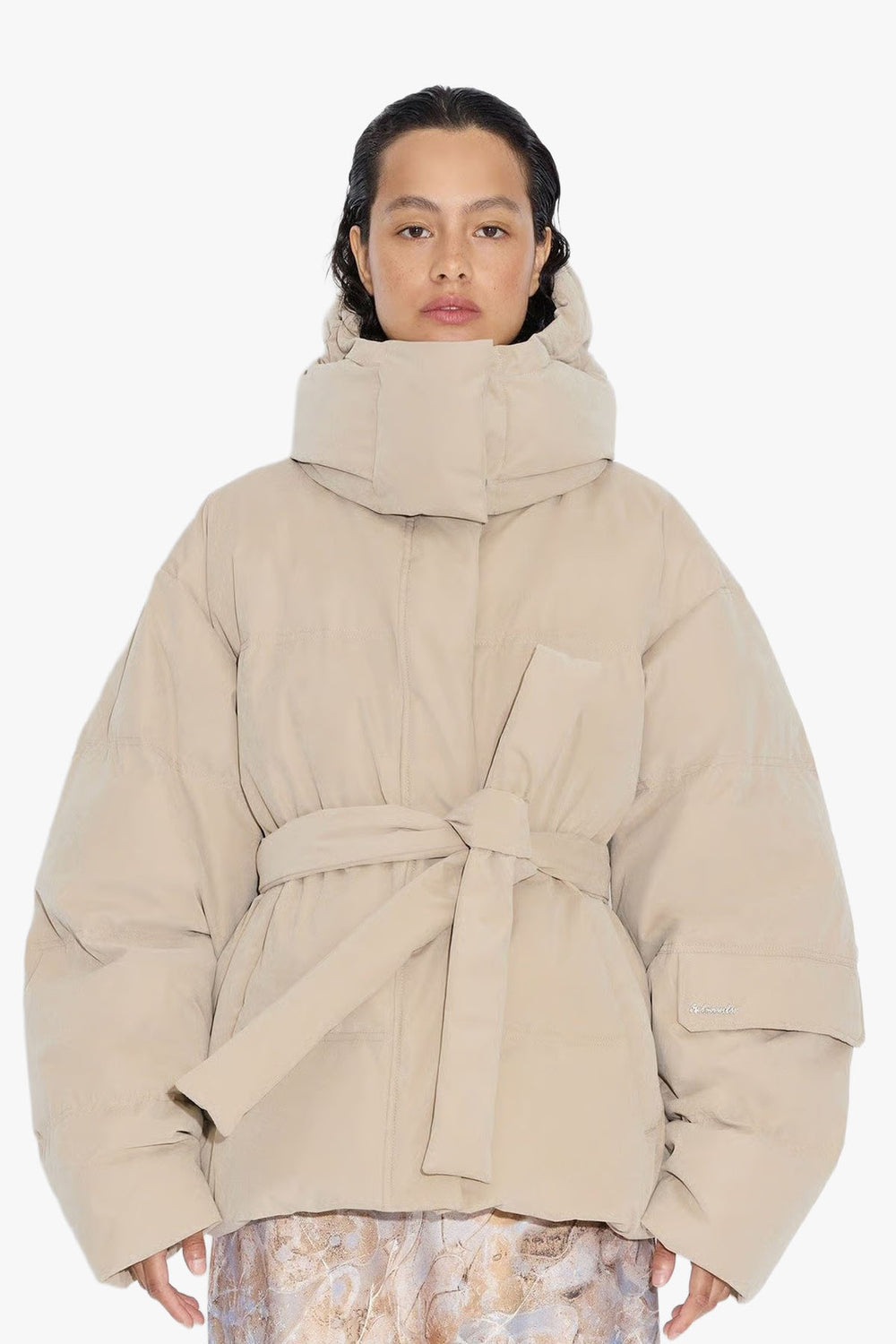 Steilia Brushed Down Jacket