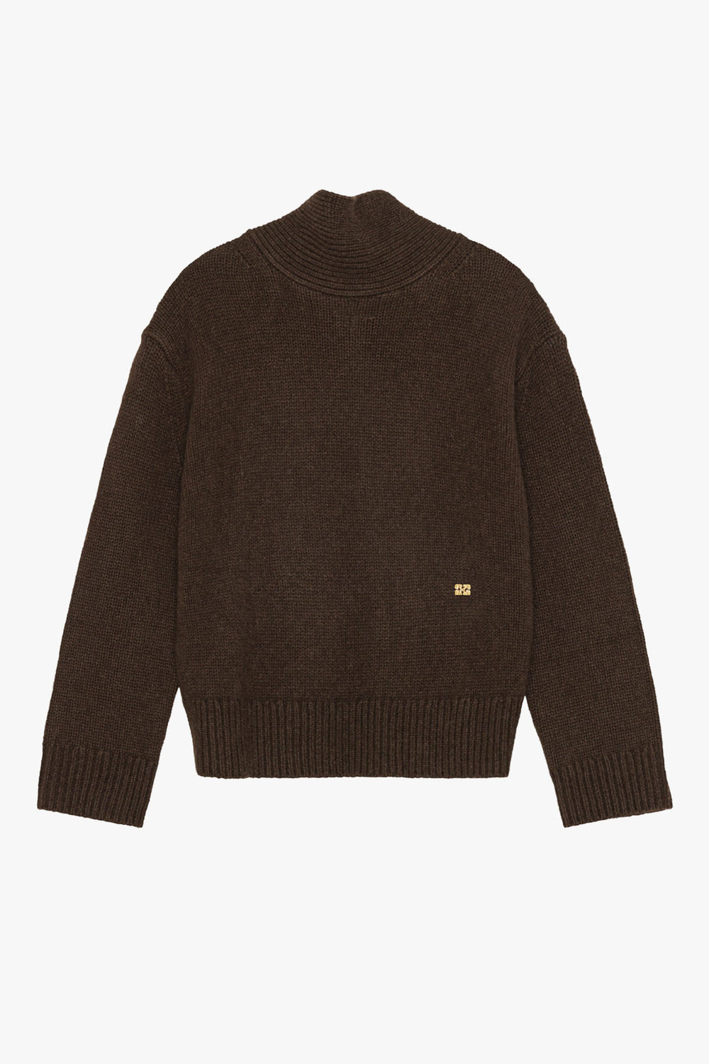 Chunky Yak Mix Open Back Pullover