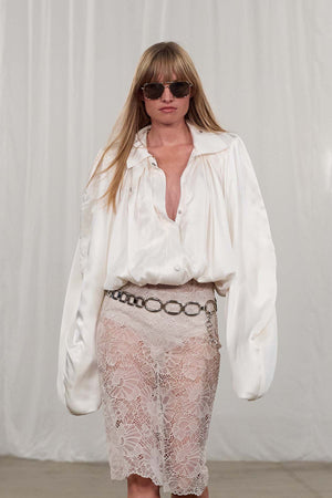 Chiffon Bomber Jacket