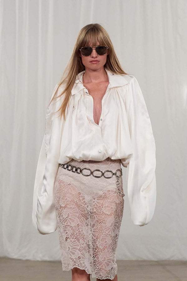 Chiffon Bomber Jacket