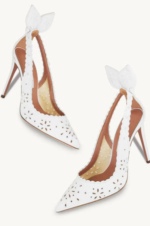 Broderie Bow Tie Pump 105