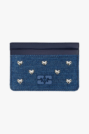 Card Holder Heart Studs
