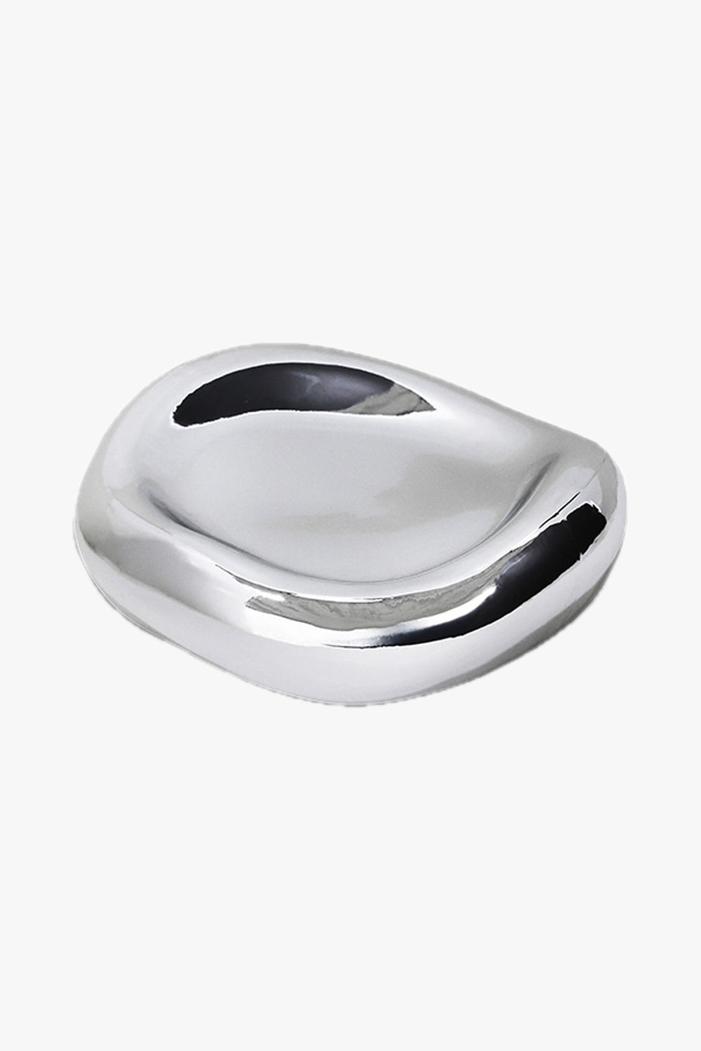 Gleam Glass Bowl Chrome