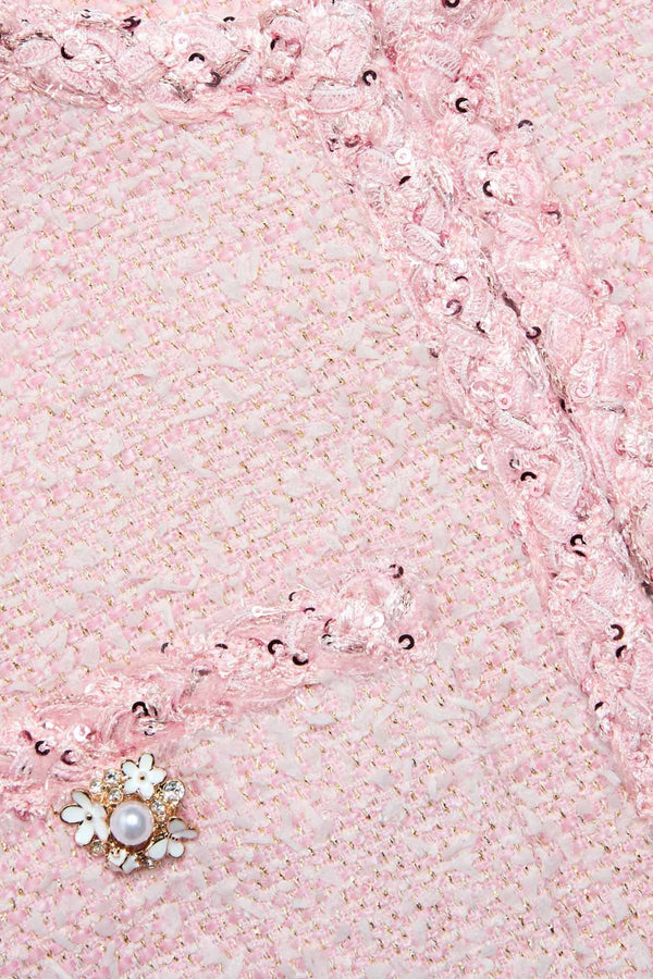 Pink Boucle Jacket