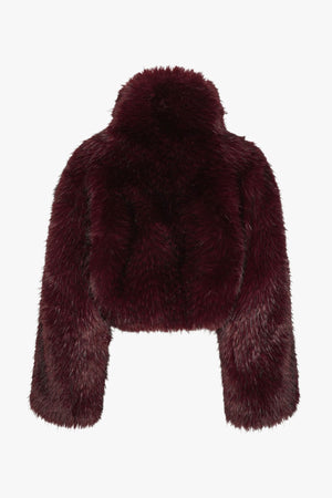 Faux Fur Crop Jacket