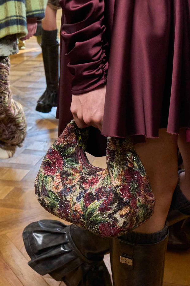 Hobo Mini Tapestry Strass Bag