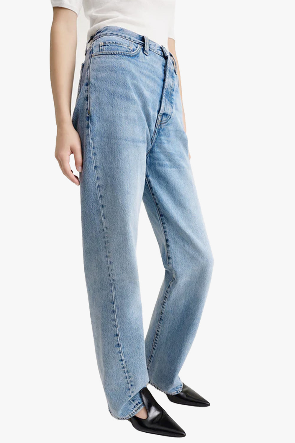 Full Length Twisted Seam Denim