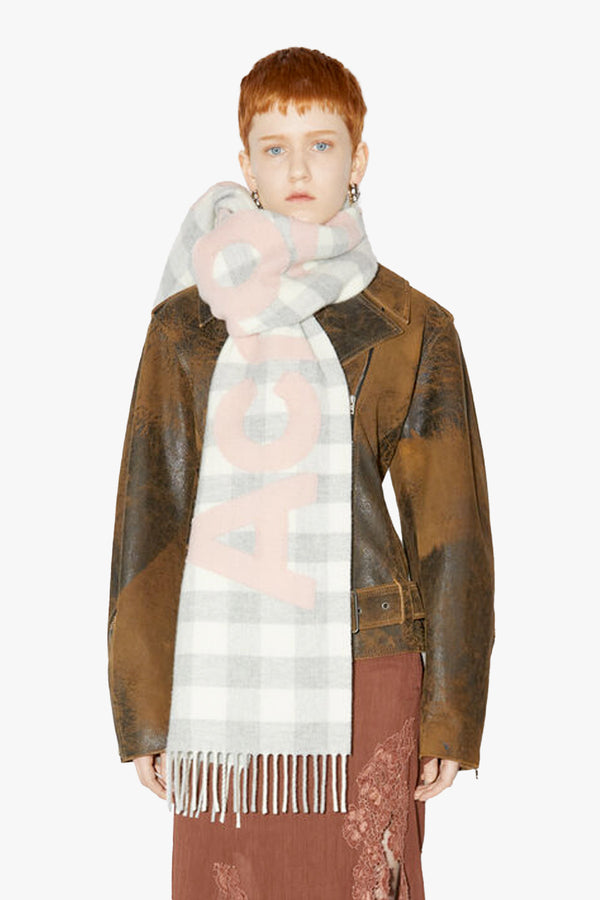 Check Logo Scarf