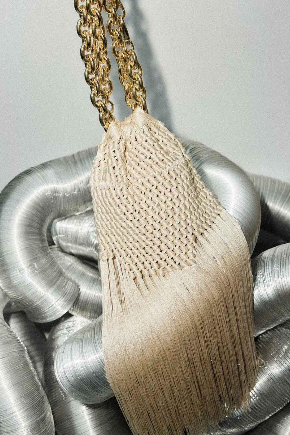 Medusa Fringe Bag Sand