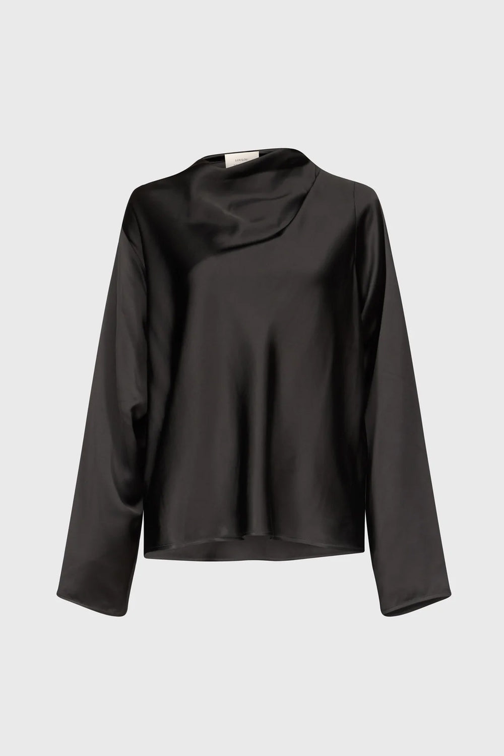 Riddy draped collar blouse