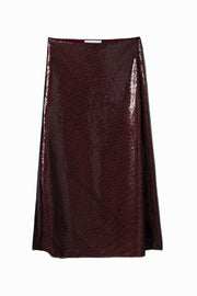 Bias Cut Sequin Skirt