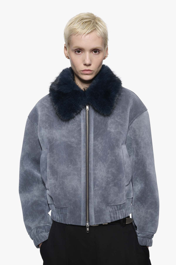 Emberly Jacket Faux Shearling Matte