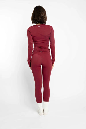 Base tights Burgundy