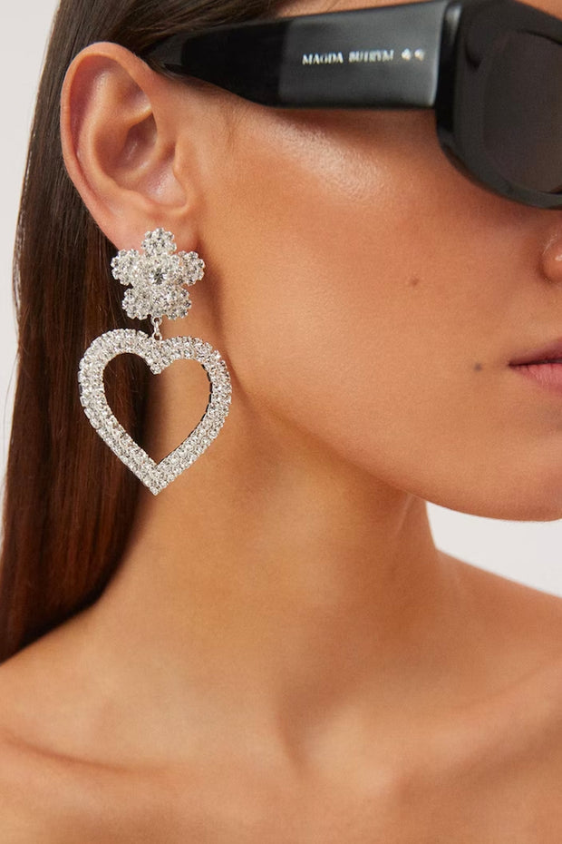 Crystal Heart Earrings 13