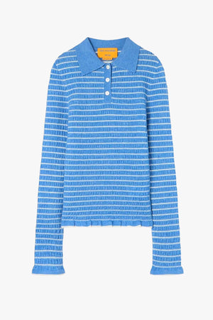 Smoked LS Shrunken Polo