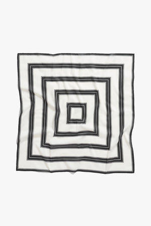 Striped Cotton Silk Bandana