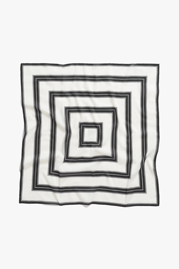 Striped Cotton Silk Bandana