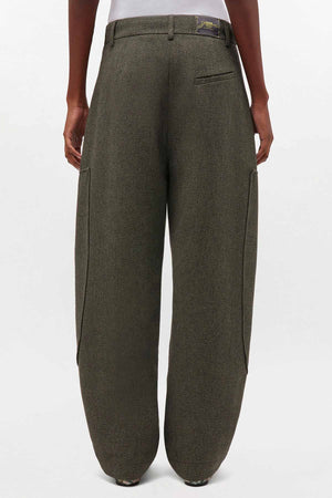Mouline Suiting Curved Pants