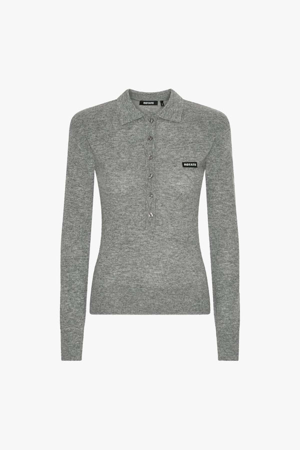 Wool Longsleeve Polo