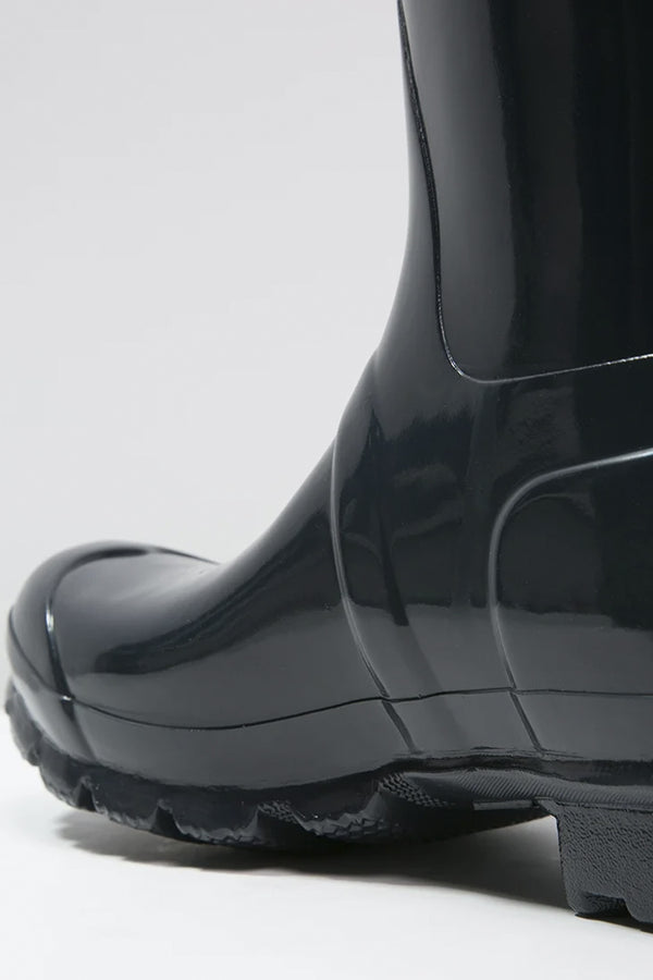 Womens Original Tall Gloss Boot in Navy