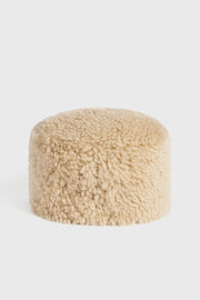 Shearling Pillbox Hat