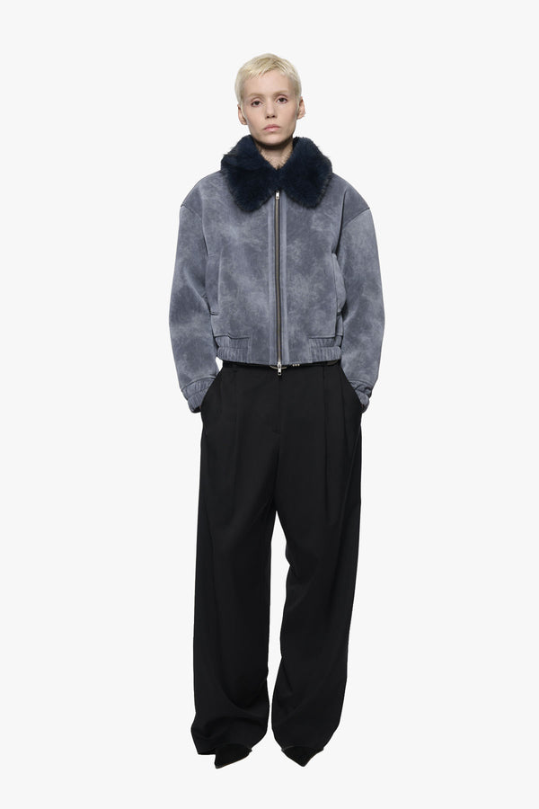 Emberly Jacket Faux Shearling Matte