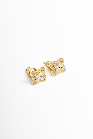 mini flower studs