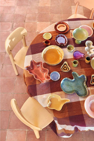 70s Ceramics Salad Bowl Sunflower