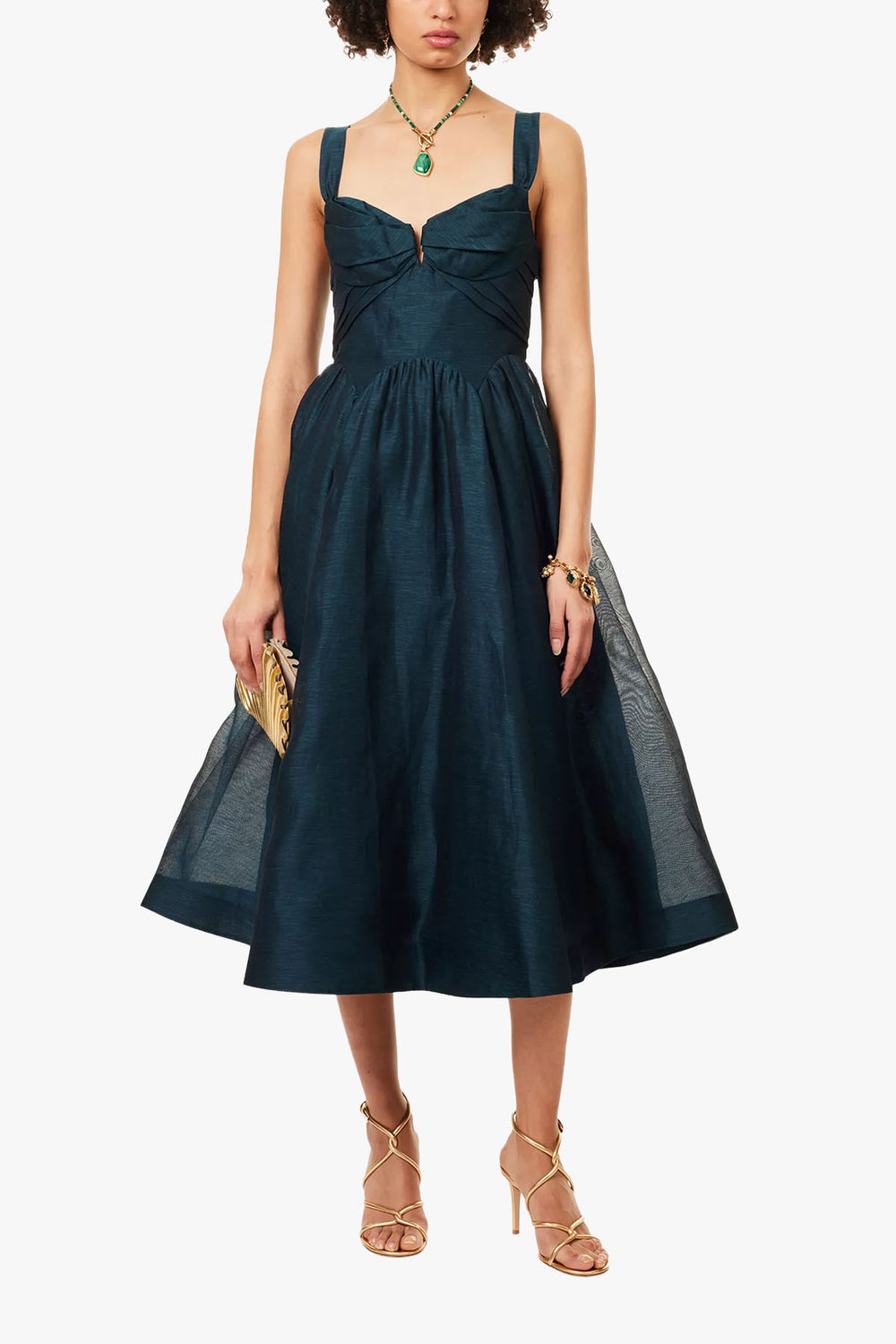 Rebellion Drape Midi Dress