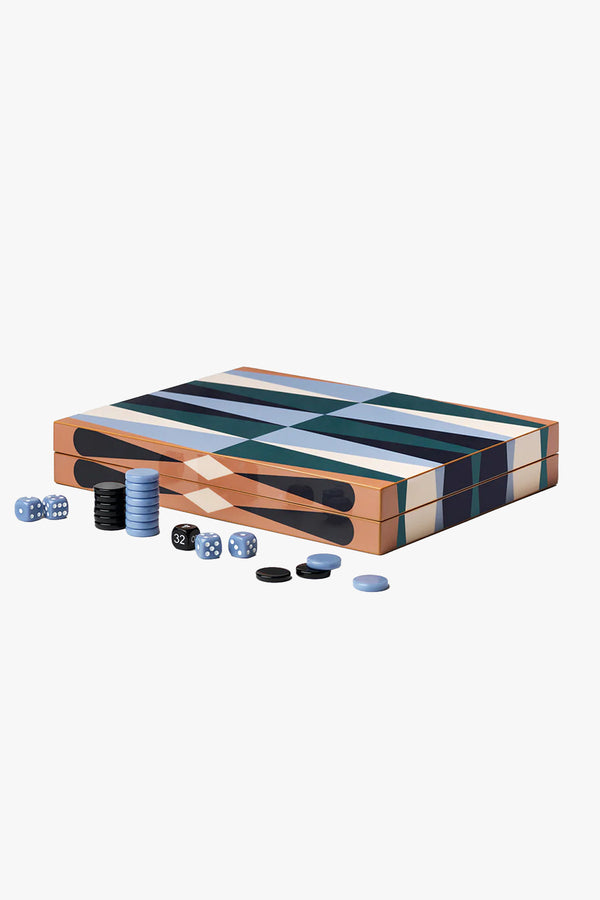 Lacquered Backgammon