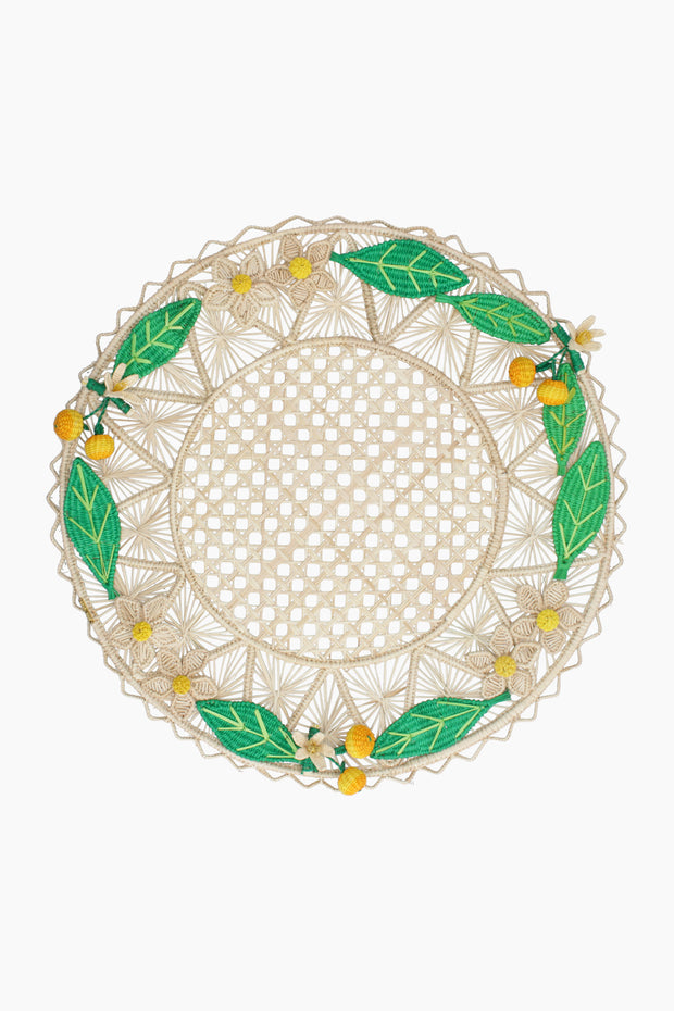 Orange Garden Placemat Set of 2