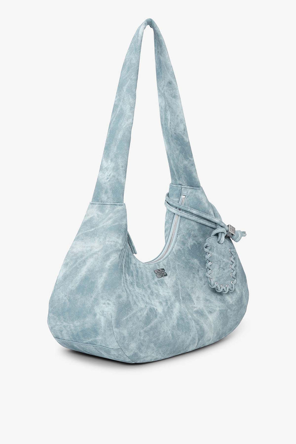 Ganni Bou Bag Hobo Medium Bleached
