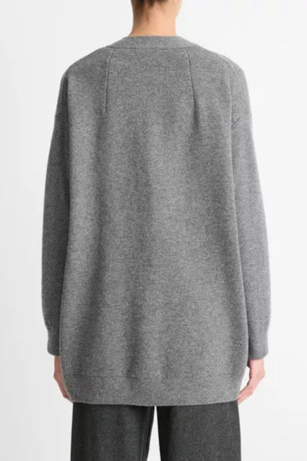 Oversized Double Knit Cardigan